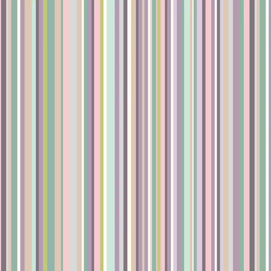 My Sunroom by Goldi L. Studio for Henry Glass - 1/2 Yard Muted Stripe - 1900 09
