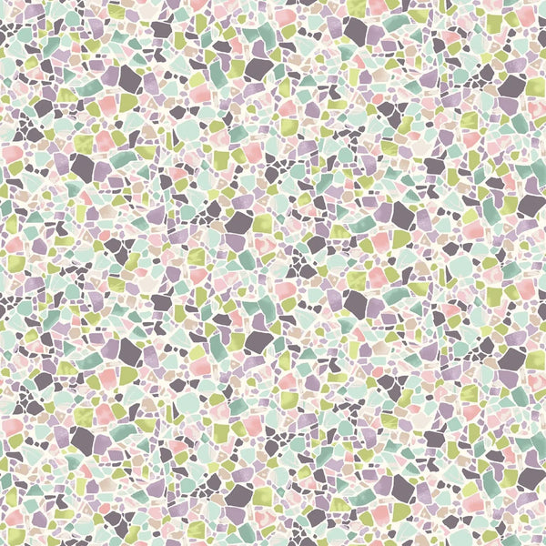 My Sunroom by Goldi L. Studio for Henry Glass - 1/2 Yard Muted Mosaic - 1903 3