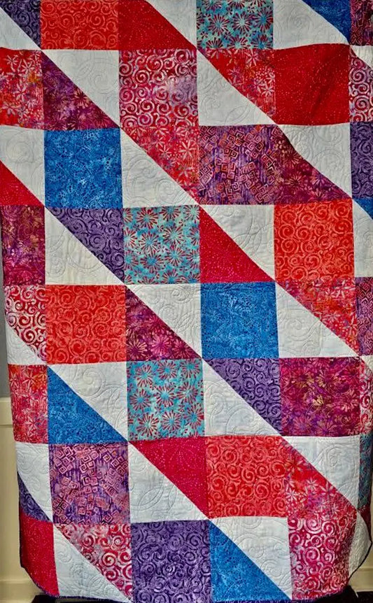 Waverly Kit - 48" x 64" Throw-Quilt Kit -  Confident Beginner Level