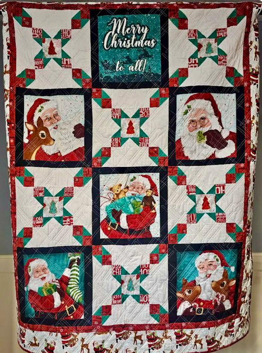 Jolly Ole Soul Kit - 46" x 58" Throw-Quilt Kit -  Intermediate Level
